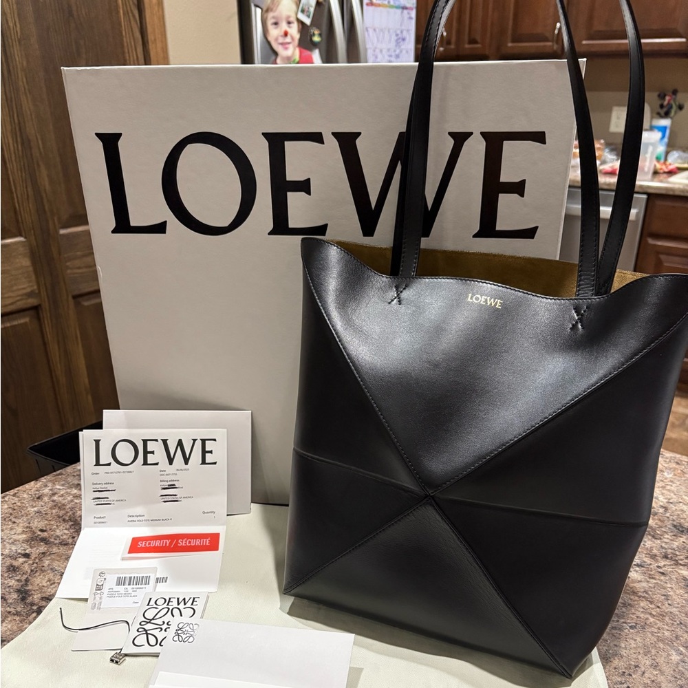 BRAND NEW! Loewe Fold Tote Black 🔥Purchased direct from Loewe Client Services